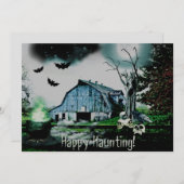 *~* Happy Haunting Skulls HALLOWEEN CARD (Voorkant / Achterkant)