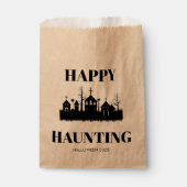 Happy Haunting | Spooky Halloween Snoep Favoriete Bedankzakje (Voorkant)
