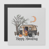 Happy Haunting – Spooky Witch en Camper Van (Voorkant / Achterkant)