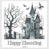 Happy Haunting Sticker (Vel)