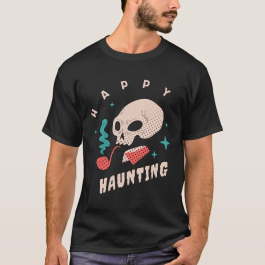 Happy Haunting T-shirt (Voorkant)