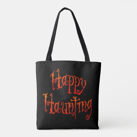 Happy Haunting Tote Bag (Achterkant)