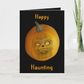 Happy Haunting Wenskaart Kaart (Voorkant)