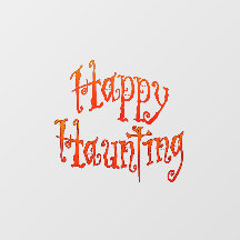 Happy Haunting Window Cling