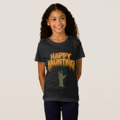 Happy Haunting, Zombie! T-shirt (Voorkant volledig)