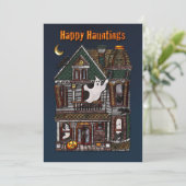 Happy Hauntings - Uitnodiging voor het Huis van Af (Staand voorkant)