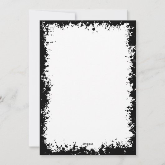 Happy Haunts -  Halloween Feestdagenkaart (Achterkant)