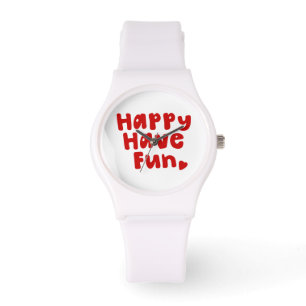 Happy have Fun Horloge