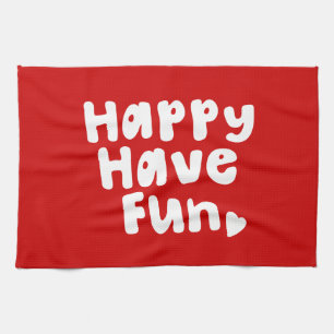 Happy have Fun Theedoek