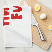 Happy have Fun Theedoek (Quarter Fold)