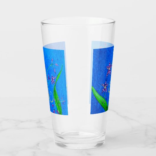 Happy Hawaiian Orchid Bird Glas (Rechts)