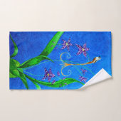 Happy Hawaiian Orchid Bird Handdoek (Handdoek)