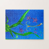 Happy Hawaiian Orchid Bird Legpuzzel (Horizontaal)