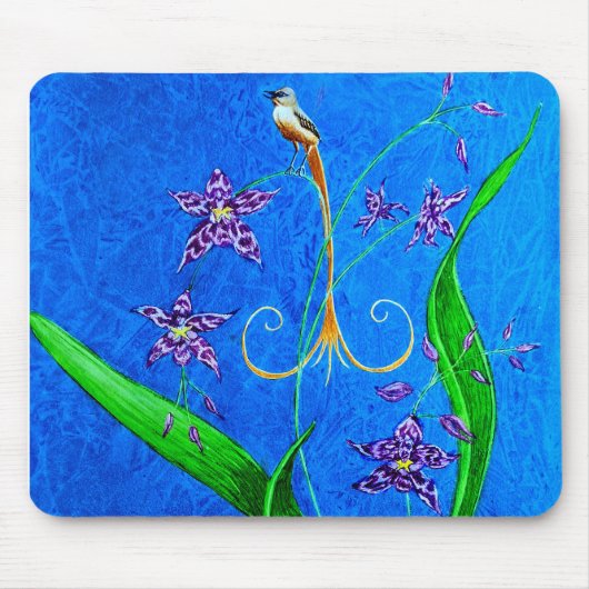 Happy Hawaiian Orchid Bird Muismat (Voorkant)