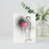 Happy Heart Briefkaart (Staand voorkant)