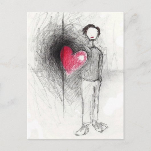 Happy Heart Briefkaart (Voorkant)