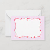 Happy Heart Day II Valentijnse Notitiekaartje (Achterkant)