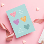 Happy Heart Day Pastel Hearts Classroom Valentijn Kaart