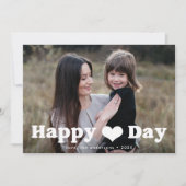 Happy Heart Day Photo Valentijnsdag Feestdagenkaart (Voorkant)