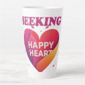 Happy Heart Design Latte Mok (Voorkant)