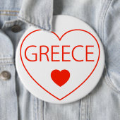 Happy Heart Griekenland Ronde Button 6,0 Cm (In situ)