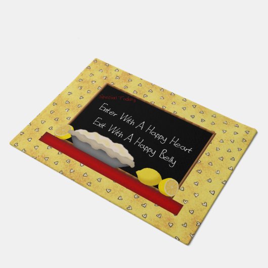 Happy Heart Happy Belly Deurmat (Schuin)