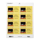 Happy Heart Happy Belly Label (Full Sheet)