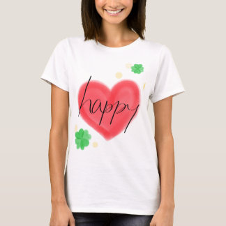 happy heart Japanese Traditional Vintage T-shirt