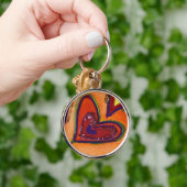 Happy Heart Keychain (Hand)