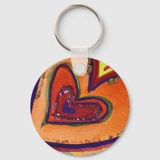 Happy Heart Keychain (Voorkant)