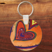 Happy Heart Keychain (Voorkant)