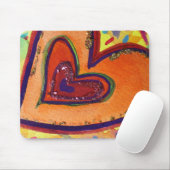 Happy Heart Mousepad Muismat (Met muis)