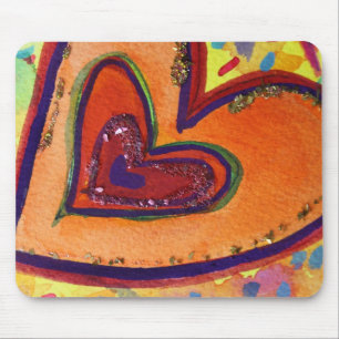 Happy Heart Mousepad Muismat