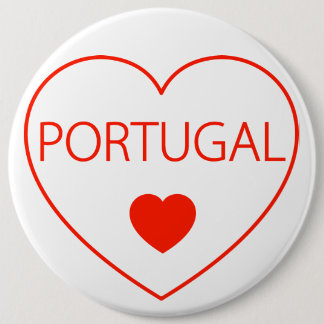Happy Heart Portugal Ronde Button 6,0 Cm