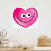 Happy Heart Poster (Keuken)