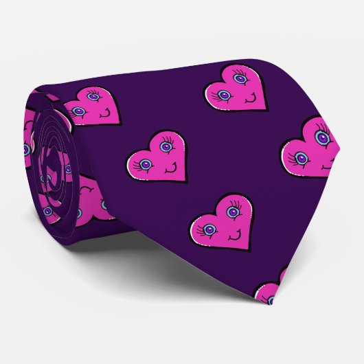 Happy heart= stropdas (Opgerold)