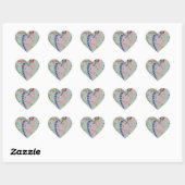 Happy Heart valentijn sticker (Vel)