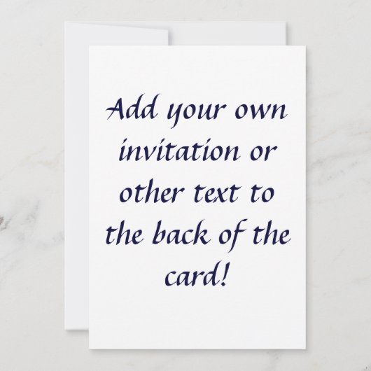 Happy Hearts Aangepaste uitnodigingen of uitnodigi (Achterkant)