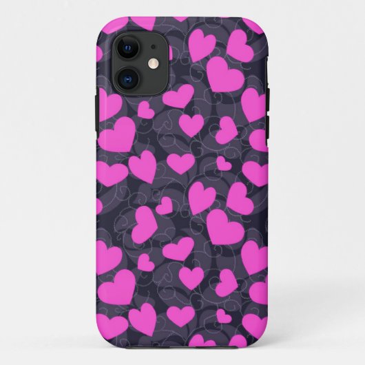 Happy Hearts Case-Mate iPhone Case (Achterkant)