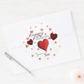 Happy Hearts Custom Valentijnsdag Stickers (Envelop)