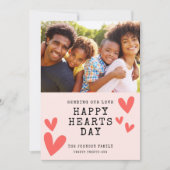 Happy Hearts Day Foto plat Feestdagenkaart (Voorkant)