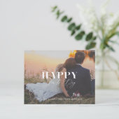 Happy Hearts Day Foto Valentijnsdag Briefkaart (Staand voorkant)