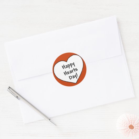 Happy Hearts Day - Sticker (Envelop)