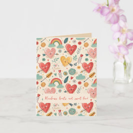 Happy Hearts - grillige Valentijnsdag Kaart