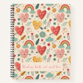 Happy Hearts - grillige Valentijnsdag Notitieboek (Voorkant)
