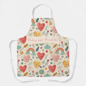 Happy Hearts - grillige Valentijnsdag Schort (Voorkant)