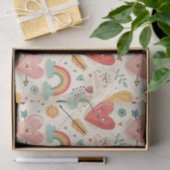 Happy Hearts - grillige Valentijnsdag Tissuepapier (Geschenk)