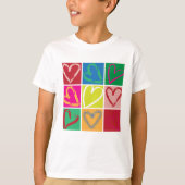 Happy Hearts Kinder T-shirt (Voorkant)