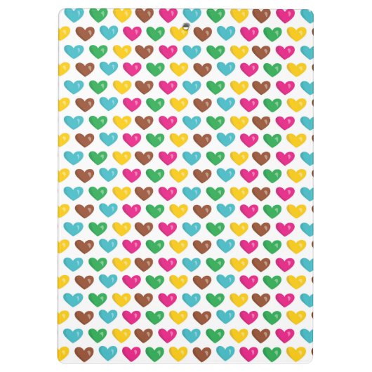 Happy Hearts Klembord (Achterkant)