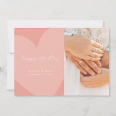 Happy Hearts Love Day Kaart (Voorkant)